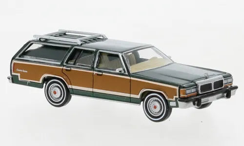 Ford LTD Country Squire, metallic-dunkelgrün/Dekor