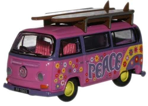 VW Bus T2a mit Surfboards Flower Power