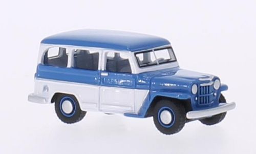 Jeep Willys Station Wagon, blau/weiss